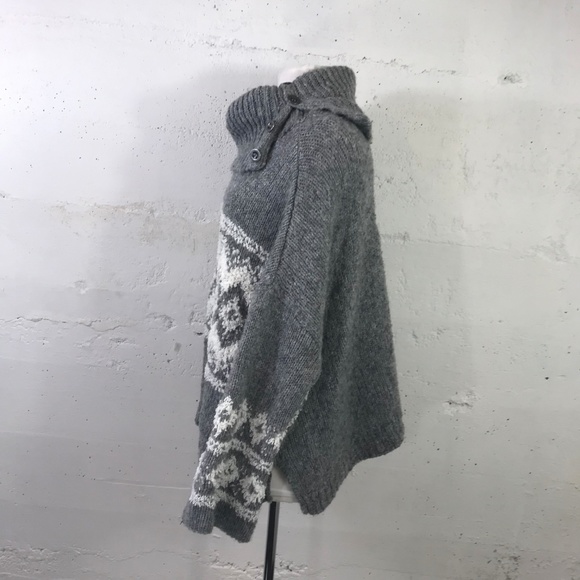 SOLD!! Free People Chunky Oversized Faire Isle - Picture 5 of 8